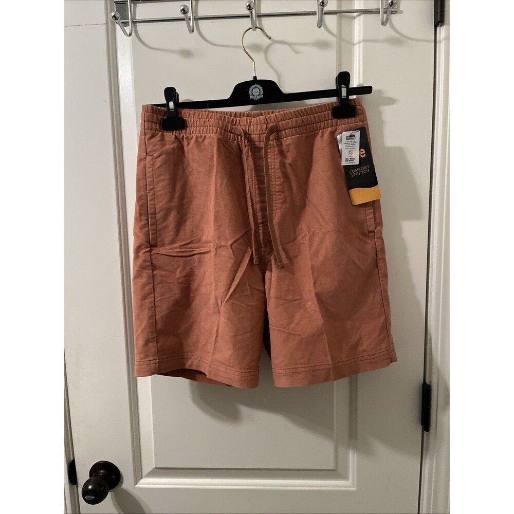Lee Comfort Stretch Cider Corduroy Pull On Cargo Shorts Mens Irregular